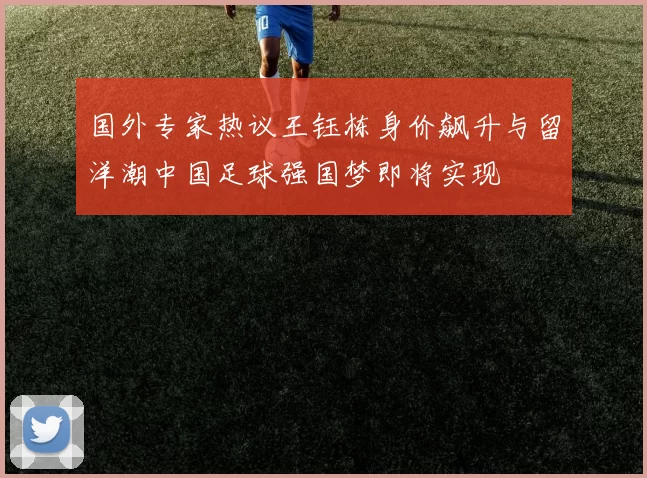 国外专家热议王钰栋身价飙升与留洋潮中国足球强国梦即将实现